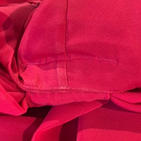 Ted Baker Pelayo Pink Bow-Neck Chiffon Mini Dress - Picture 8 of 13